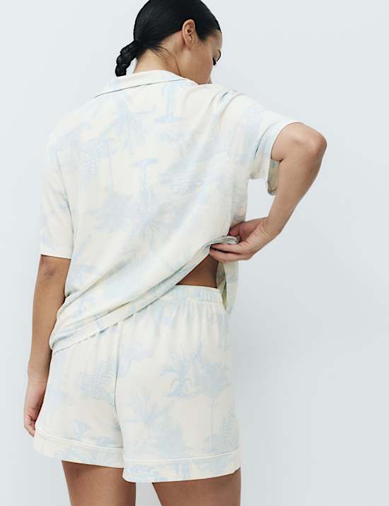 Soft Touch Printed Revere Shortie Set