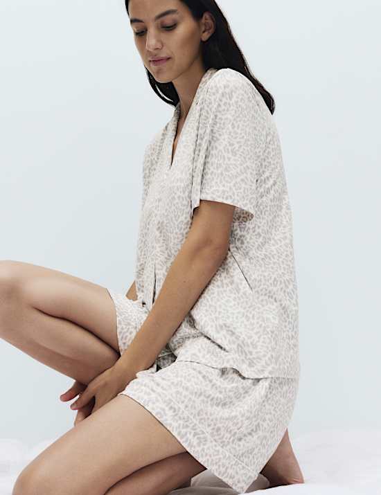 Soft Touch Printed Revere Shortie Set