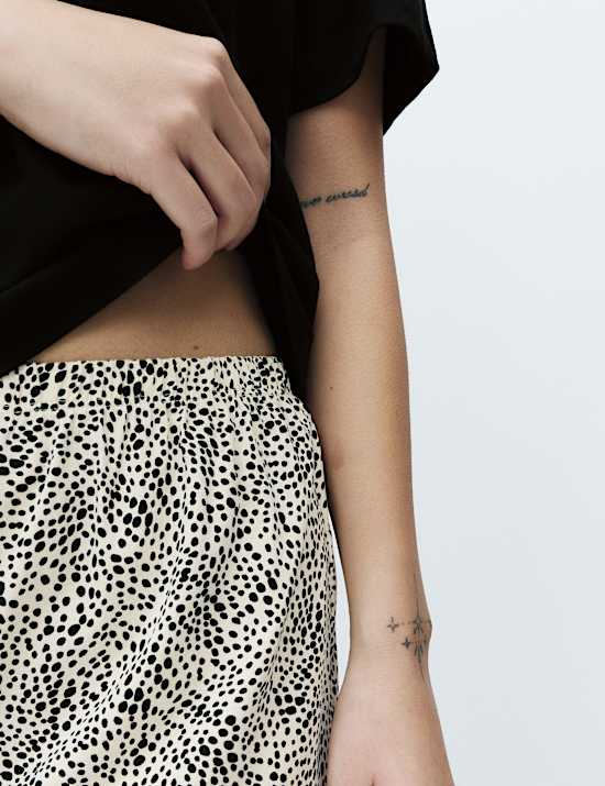 Cotton Rich Printed Shortie Set