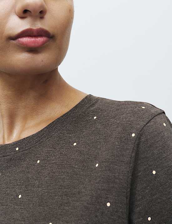 Pure Cotton Printed Cropped Pyjama Set