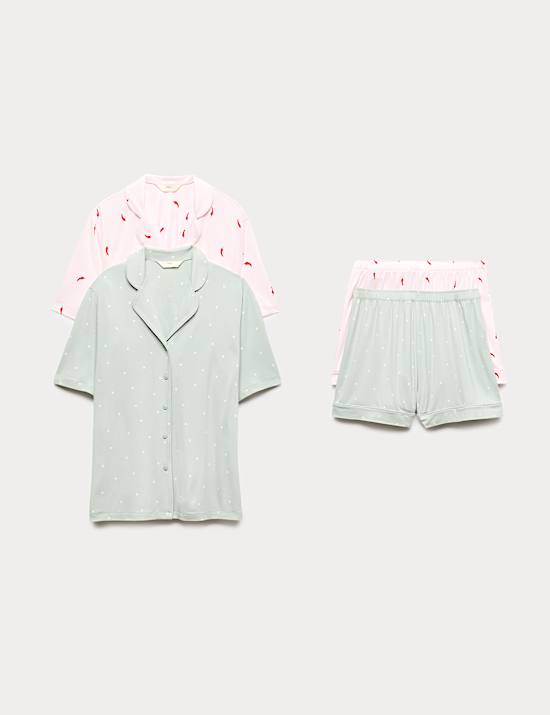 2 Pack Soft Touch Revere Shortie Sets