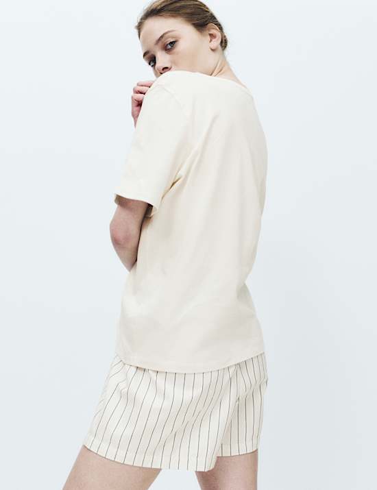 2 Pack Cotton Rich Jersey Woven Shortie Pyjama Sets