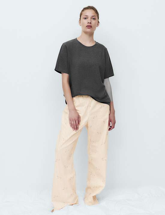 Pyjama en coton avec imprim&eacute;
