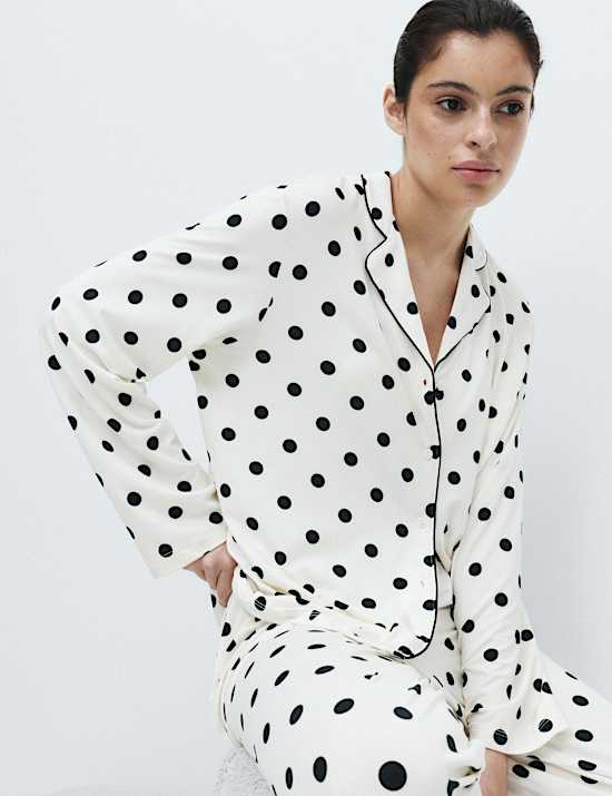 2 Pack Soft Touch Polka Dot Pyjama Sets