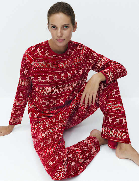 Pure Cotton Printed Pyjama Set