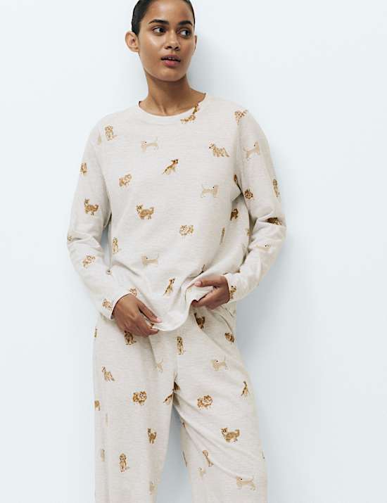 Pure Cotton Printed Pyjama Set