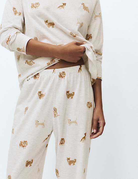 Pure Cotton Printed Pyjama Set