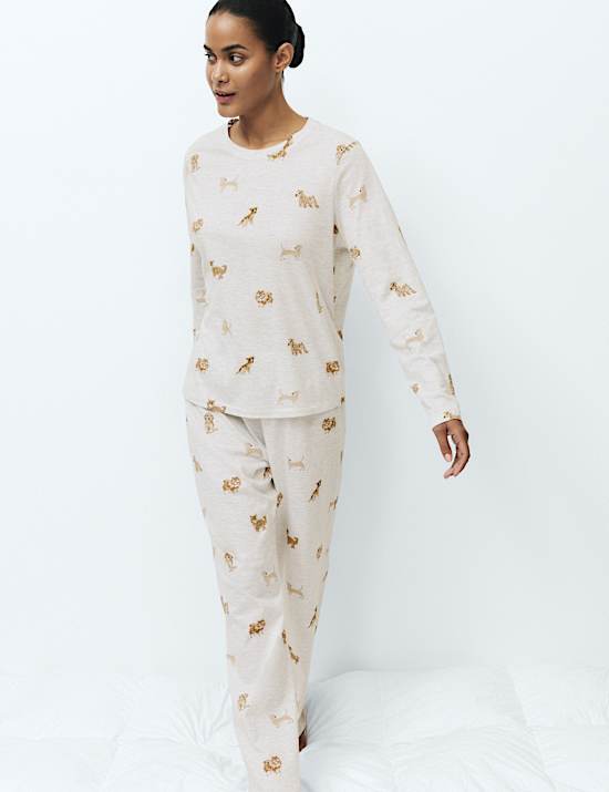Pure Cotton Printed Pyjama Set