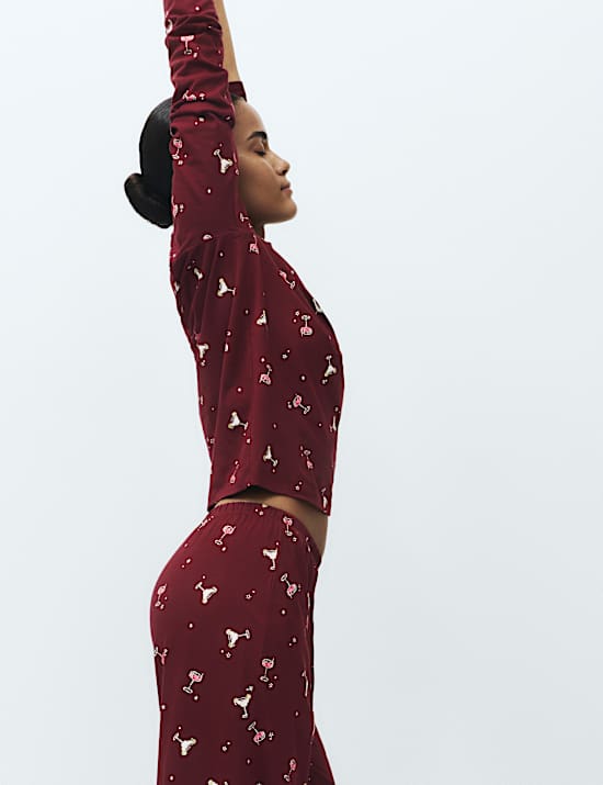 Pure Cotton Printed Pyjama Set