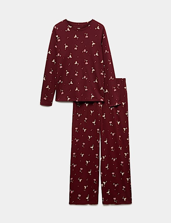 Pure Cotton Printed Pyjama Set