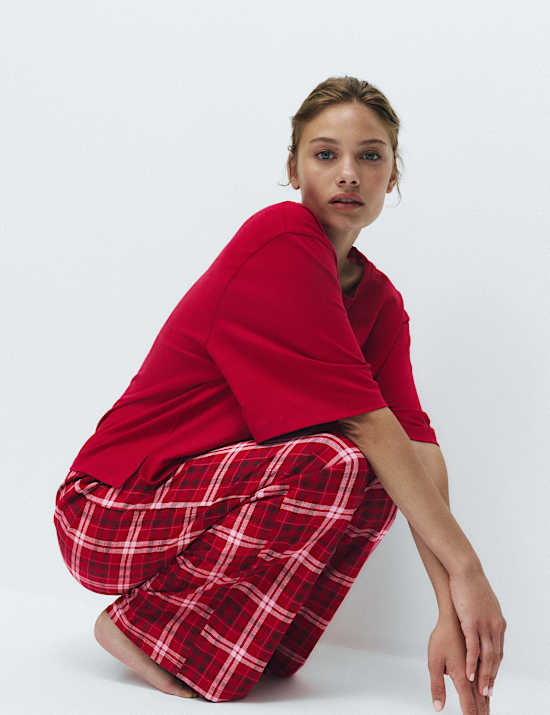 Pure Cotton Printed Drop Shoulder Pyjama Set