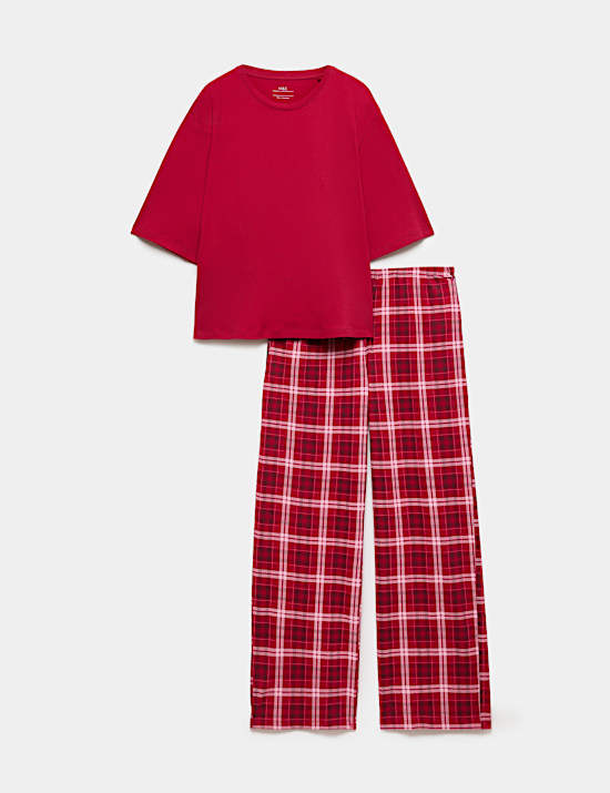 Pure Cotton Printed Drop Shoulder Pyjama Set