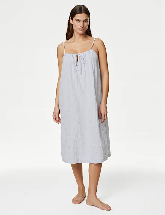 Muslin Print Chemise