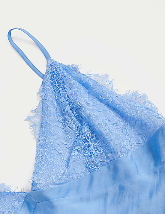 Dream Satin&trade; Lace Chemise
