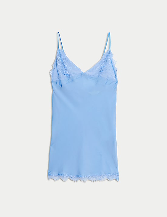 Dream Satin&trade; Lace Chemise