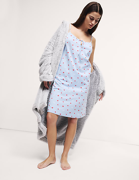 2pk Pure Cotton Printed Chemises