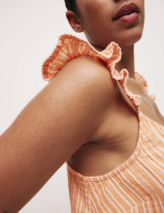 Chemise 100 % coton à rayures, dotée de la technologie Cool Comfort™