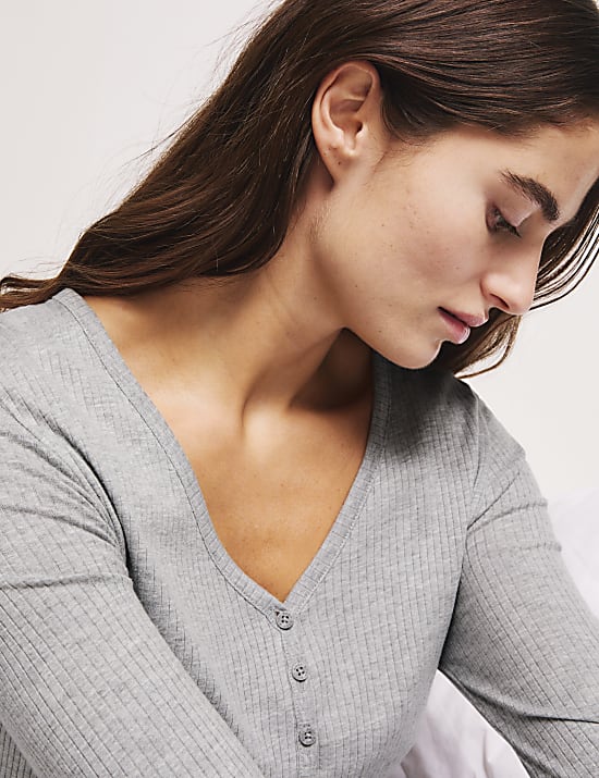 Cool Comfort&trade; Ribbed Nightdress