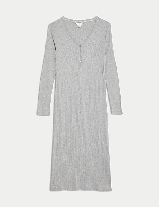 Cool Comfort&trade; Ribbed Nightdress