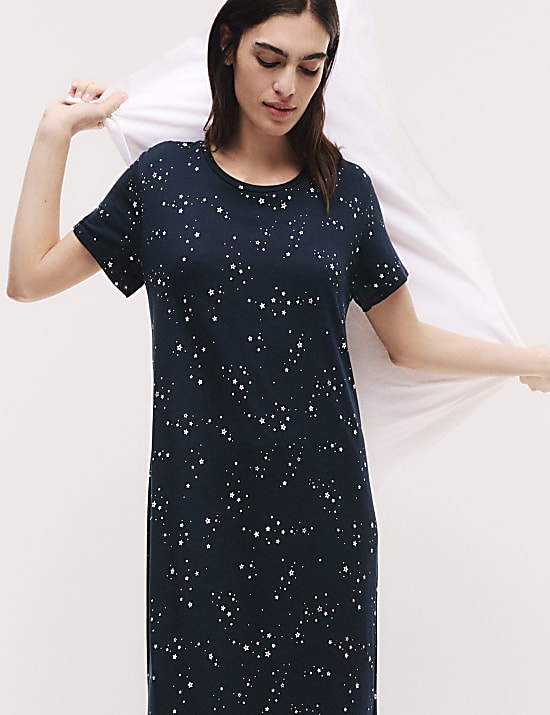 Cool Comfort&trade; Star Print Nightdress