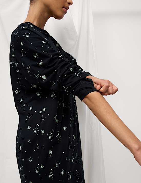 Pure Cotton Eid Printed Nightdress