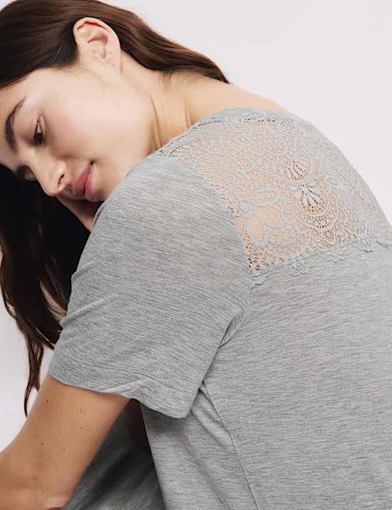 Lace Insert Nightdress