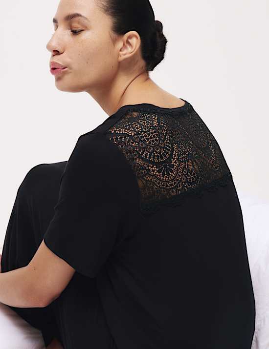 Lace Insert Nightdress