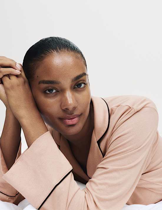 Cotton Modal Revere Nightshirt