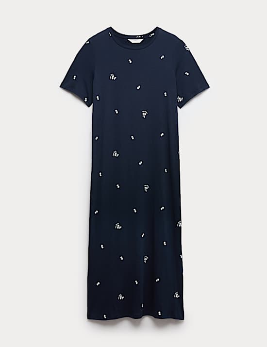 Cotton Modal Printed Nightdress
