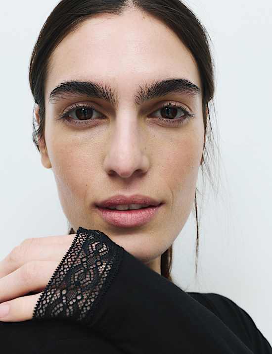 Lace Trim Nightdress