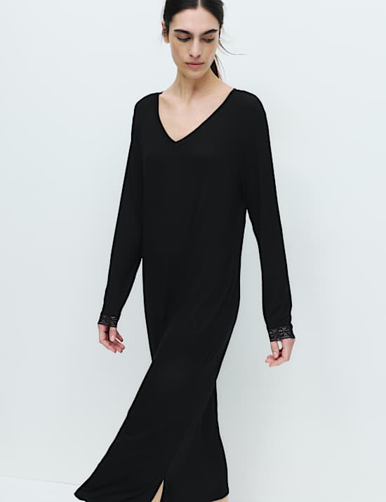 Lace Trim Nightdress