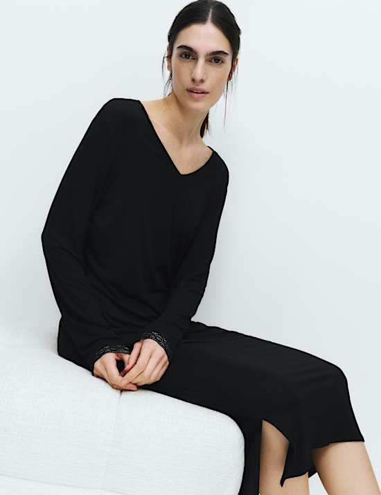 Lace Trim Nightdress