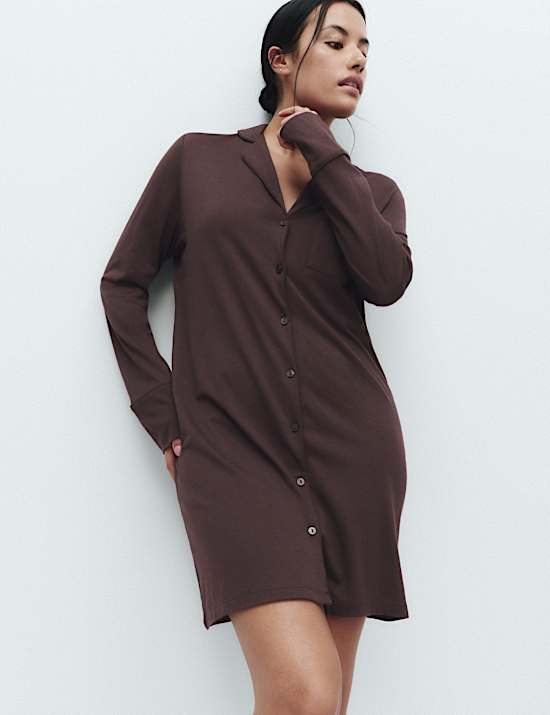 Cotton Modal Nightshirt