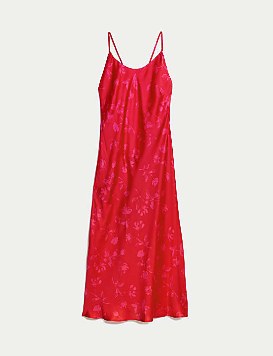Satin Printed Chemise