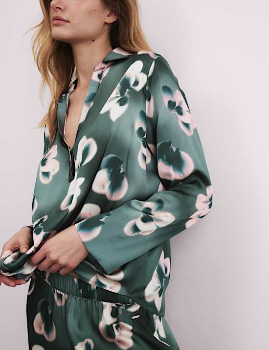 Dream Satin™ Floral Pyjama Top