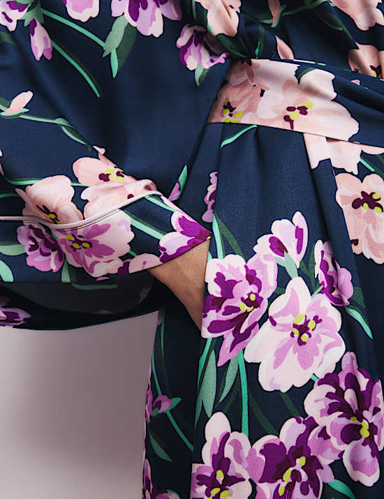 The Floral Print Wrap