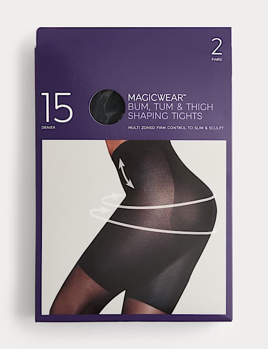 2pk 15 Denier Magicwear™ Tights