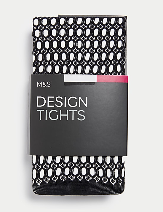 Lightweight Knit Fishnet Tights