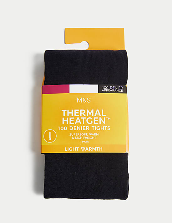 100 Denier Thermal Heatgen&trade; Opaque Tights