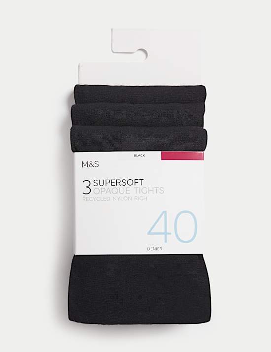 3 εξαιρετικά απαλά ματ καλσόν 40 den