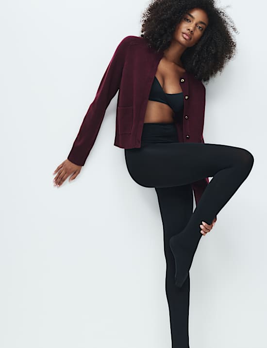 Lot de 2 paires de collants opaques 100 deniers, dotés de la technologie Body Sensor™