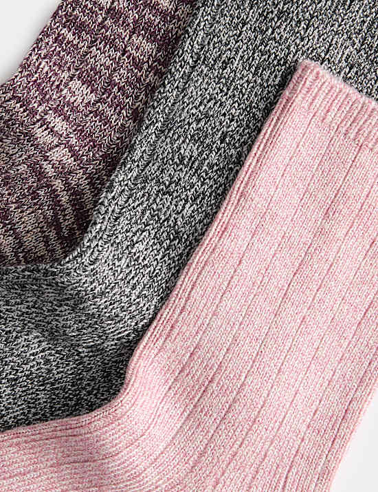 3pk Sumptuously Soft™ Thermal Crew Socks
