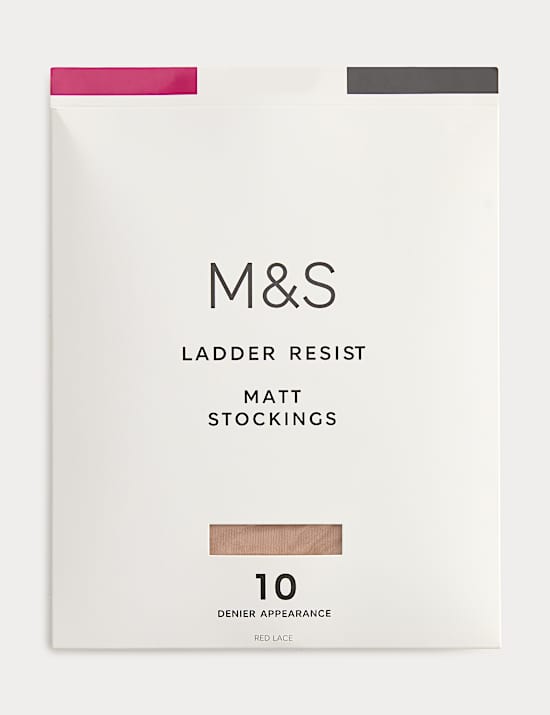 10 Denier Ladder Resist Matt Stockings
