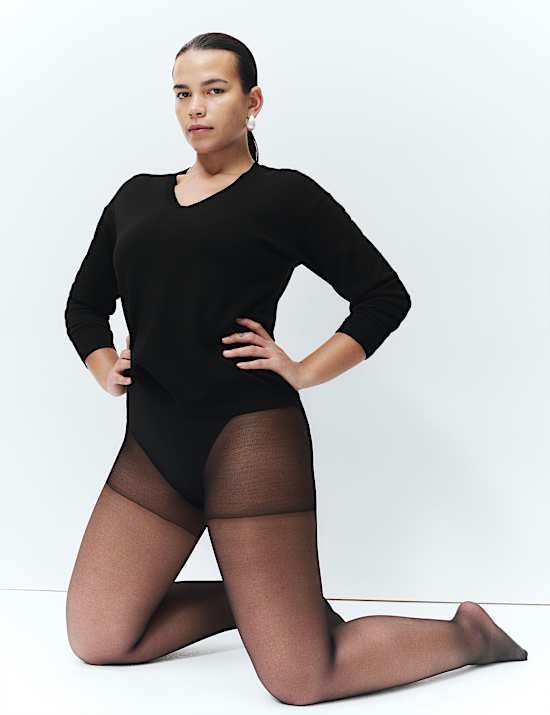 5pk 10 Denier Energising Matt Tights
