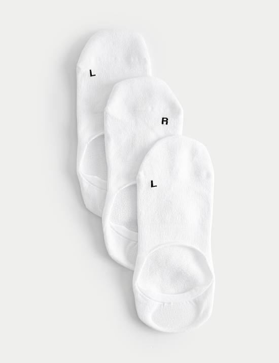 3 Pack Invisible Cushioned Trainer Liners&trade;