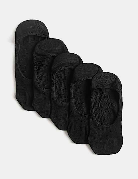 5 Pack Microfibre Low Cut Footsies