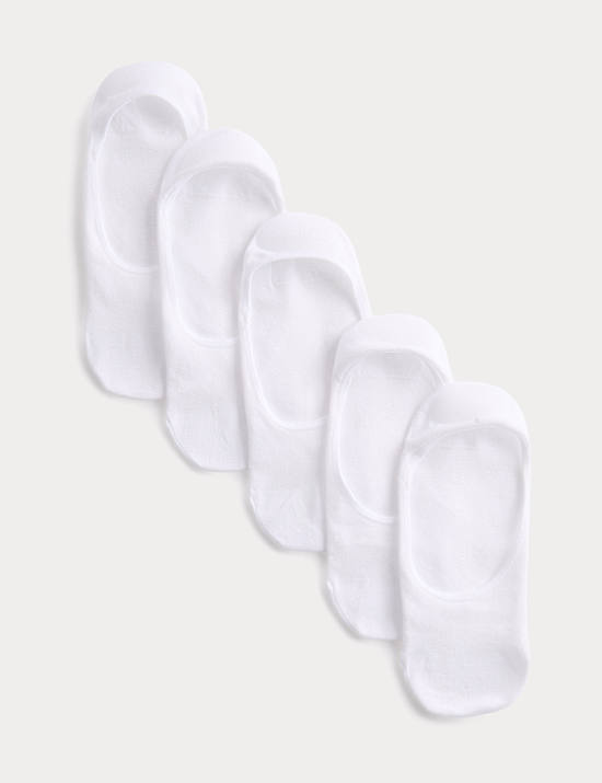 5 Pack Microfibre Low Cut Footsies