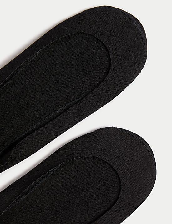 3 paar katoenrijke, laag uitgesneden kousenvoetjes