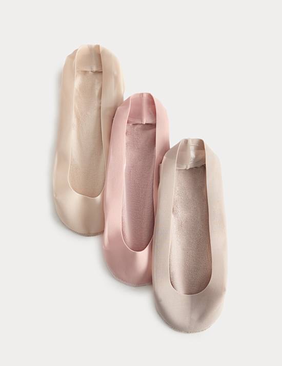 3 Pack Cotton Blend Footsies