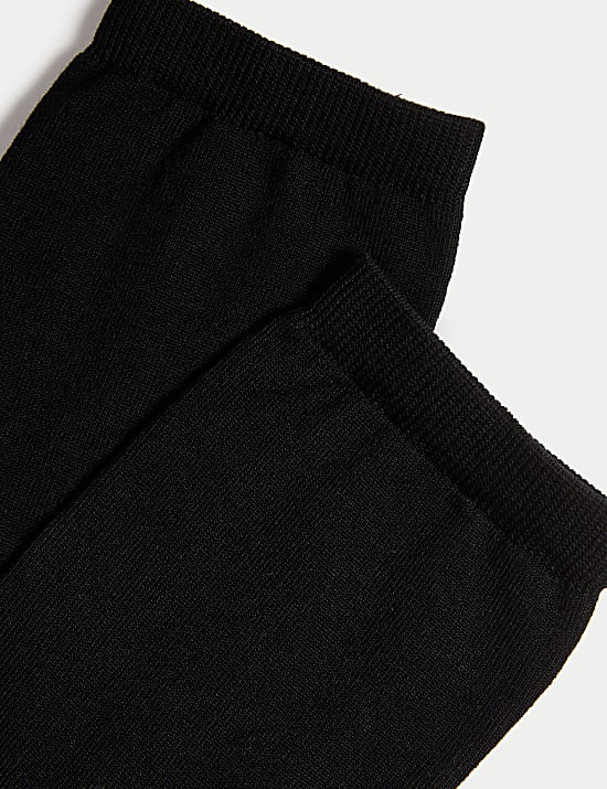 Calcetines hasta el tobillo de algodón mercerizado